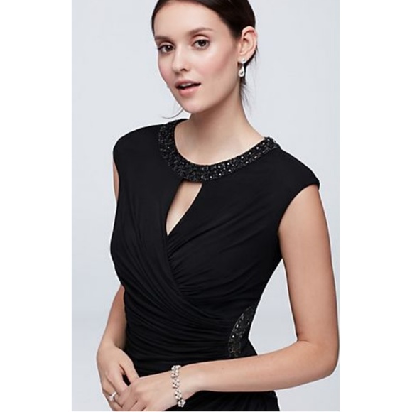 MARINA EMBELLISH FAUX WRAP GOWN 🆕 - Picture 3 of 8